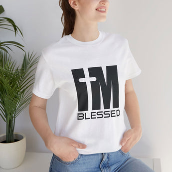 Faith Culture - I'm Blessed Unisex Jersey Short Sleeve Tee White