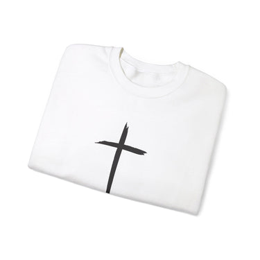 Faith Culture - It is Finished - Christian Unisex Heavy Blend™ Crewneck Sweatshirt