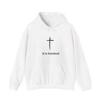 Faith Culture - It is Finished - Christian Unisex Heavy Blend™ Hooded Sweatshirt