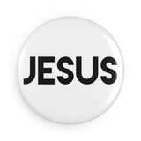 Faith Culture - Jesus -Christian Button Magnet, Round (1 & 10 pcs)