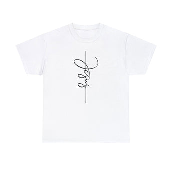 Faith Culture - Jesus - Christian Unisex Heavy Cotton Tee White