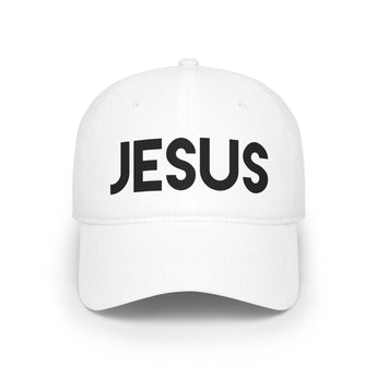 Faith Culture - Jesus - Christian Low Profile Baseball Cap White One size