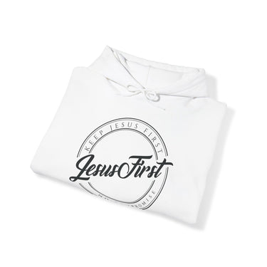 Faith Culture - Jesus First - Christian Unisex Heavy Blend™ Hooded Sweatshirt