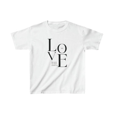 Faith Culture - Jesus's Love - Christian Kids Heavy Cotton™ Tee White