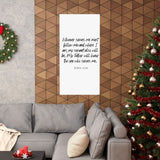 Faith Culture - John 12:26 Poster - Christian Wall Art - Serve and Follow Decor