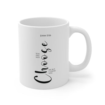 Faith Culture - John 15:16 Christian Ceramic Mugs (11oz) 11oz White