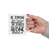 Faith Culture - Joshua 1:9 - Christian Ceramic Coffee Mug 11oz