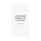Faith Culture - Joshua 24:15 Poster - Christian Wall Art - Serve the Lord Home Decor