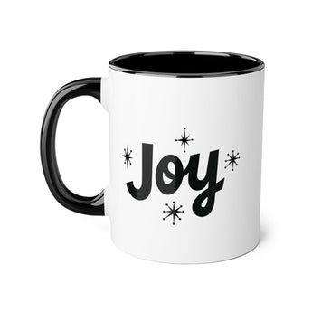 Faith Culture - Joy - Christian Accent Mug, 11oz Black 11oz