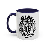 Faith Culture - Joy - Christian Thanksgiving Accent Coffee Mug, 11oz and 15oz