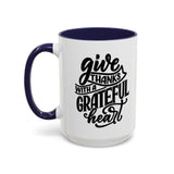 Faith Culture - Joy - Christian Thanksgiving Accent Coffee Mug, 11oz and 15oz