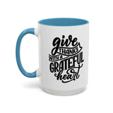 Faith Culture - Joy - Christian Thanksgiving Accent Coffee Mug, 11oz and 15oz
