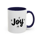 Faith Culture - Joy Christian Thanksgiving Accent Coffee Mug, 11oz and 15oz 11oz Navy