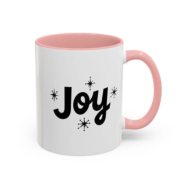 Faith Culture - Joy Christian Thanksgiving Accent Coffee Mug, 11oz and 15oz 11oz Pink