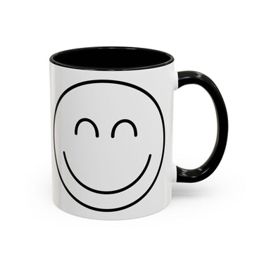 Faith Culture - Joyful Smiley - Christian Thanksgiving Accent Coffee Mug, 11oz and 15oz 11oz Black