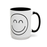 Faith Culture - Joyful Smiley - Christian Thanksgiving Accent Coffee Mug, 11oz and 15oz 15oz Black
