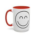 Faith Culture - Joyful Smiley - Christian Thanksgiving Accent Coffee Mug, 11oz and 15oz