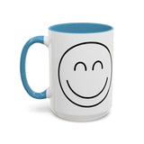 Faith Culture - Joyful Smiley - Christian Thanksgiving Accent Coffee Mug, 11oz and 15oz