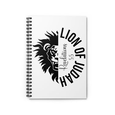 Faith Culture - Lion of Judah -Christian Spiral Notebook - Ruled Line