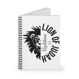Faith Culture - Lion of Judah -Christian Spiral Notebook - Ruled Line