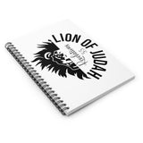 Faith Culture - Lion of Judah -Christian Spiral Notebook - Ruled Line