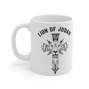 Faith Culture - Lion of Judah - Christian Ceramic Coffee Mug (11oz)