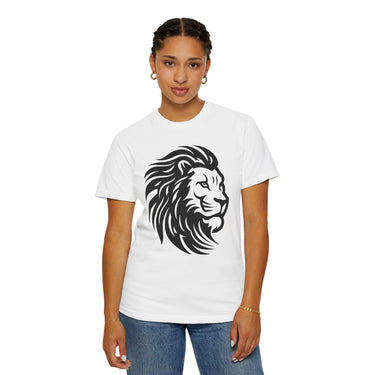 Faith Culture - Lion of Judah - Christian Unisex Garment-Dyed T-shirt White