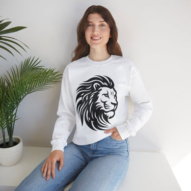 Faith Culture - Lion of Judah - Christian Unisex Heavy Blend™ Crewneck Sweatshirt