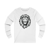 Faith Culture - Lion of Judah - Christian Unisex Jersey Long Sleeve Tee White