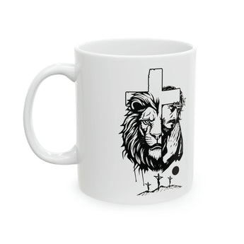 Faith Culture - Lion of Judah Christian Ceramic Coffee Mug 11oz