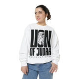 Faith Culture - Lion of Judah Christian Unisex Garment-Dyed Sweatshirt