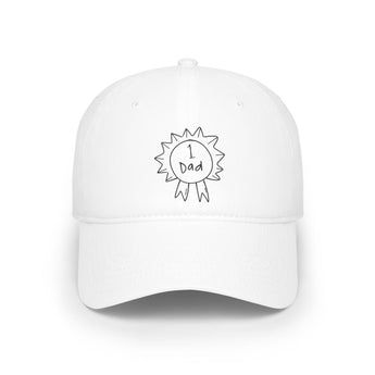 Faith Culture - Love Dad - Christian Gift Low Profile Baseball Cap White One size