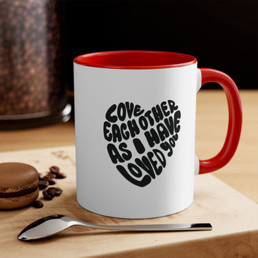 Faith Culture - Love Each Other as I Have Loved You Christian Accent Coffee Mug