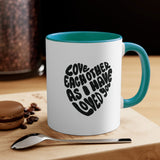 Faith Culture - Love Each Other as I Have Loved You Christian Accent Coffee Mug
