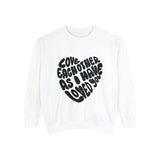Faith Culture - Love Each Other as I Have Loved You Christian Unisex Garment-Dyed Sweatshirt