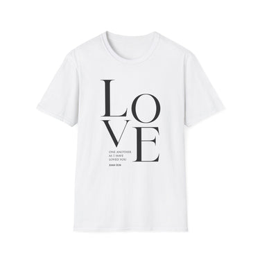 Faith Culture - Love One Another John 13:34 - Christian Unisex Softstyle T-Shirt