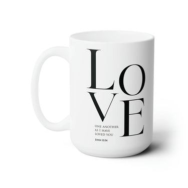 Faith Culture - Love One Another John 13:34 Ceramic Mug 15oz