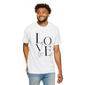 Love One Another John 13:34 Christian Unisex Garment-Dyed T-shirt White