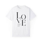 Love One Another John 13:34 Christian Unisex Garment-Dyed T-shirt