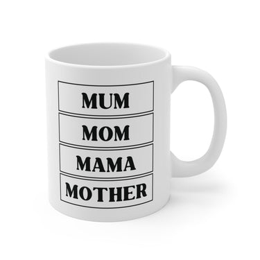 Faith Culture - Mama, Mom, Mother and Mum - Christian Ceramic Mug 11oz 11oz White
