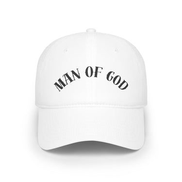 Faith Culture - Man of God - Christian Low Profile Baseball Cap White One size