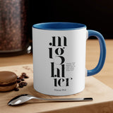 Faith Culture - Mightier Than the Waves of the Sea is His Love for You, Psalm 93:4 Accent Coffee Mug, 11oz