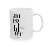 Faith Culture - Mightier Than the Waves of the Sea is His Love for You, Psalm 93:4 Accent Coffee Mug, 11oz