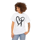 My Heart and the Cross Unisex Heavy Cotton Tee