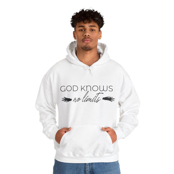 Faith Culture - No Limits - Christian Unisex Heavy Blend⢠Hooded Sweatshirt White