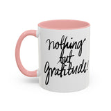 Faith Culture - Nothing But Gratitude Christian Thanksgiving Accent Coffee Mug, 11oz and 15oz