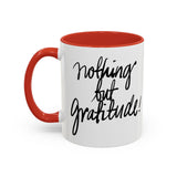 Faith Culture - Nothing But Gratitude Christian Thanksgiving Accent Coffee Mug, 11oz and 15oz