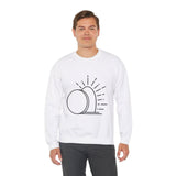 Faith Culture - Open Tomb Resurrection - Christian Unisex Heavy Blend™ Crewneck Sweatshirt White