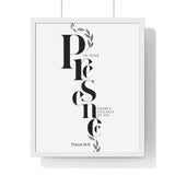 Faith Culture - Path of Joy - Psalm 16:11 - Christian Wall Art 16" x 20" White