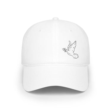 Faith Culture - Peace - Christian Low Profile Baseball Cap White One size